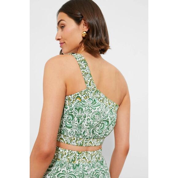 Hyacinth House by Tuckernuck Gina Crop Top One Shoulder Size Small NEW - Picture 2 of 11